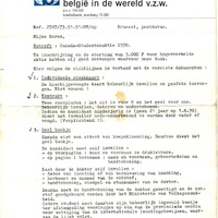 Briefwisseling over de tewerkstelling van Vlaamse studenten