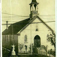 De kerk van St. Boniface, Manitoba, Canada