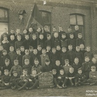 Foto van schoolkinderen Zelzaete